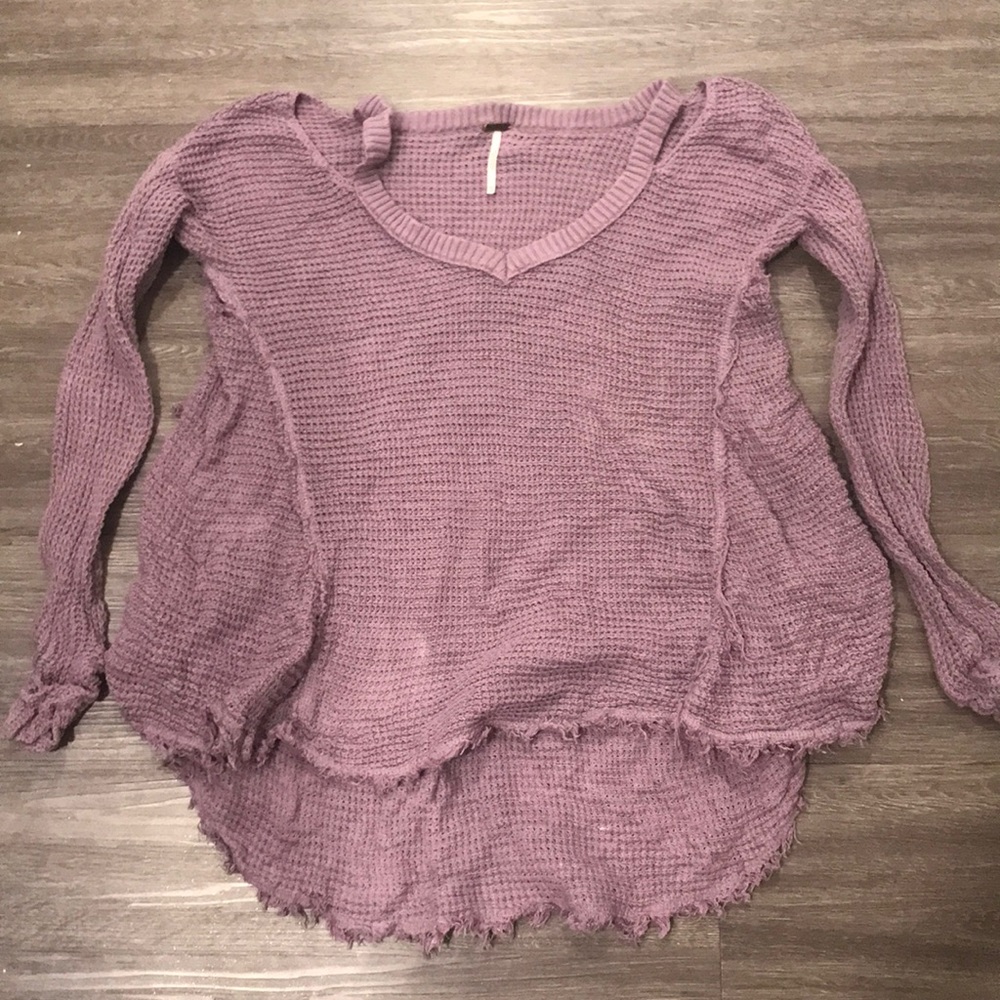 Free People Cold Shoulder Sweater
